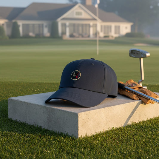 Navy Blue Golf Hat Cap for Men Women - Adjustable & Premium Quality
