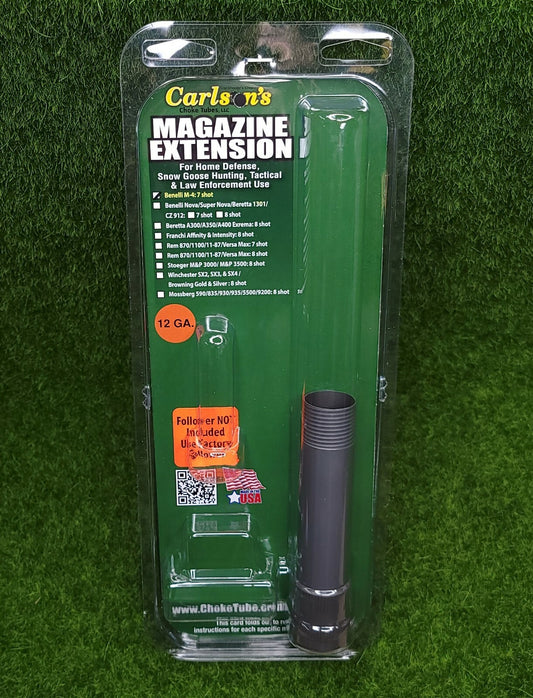 Shotgun Magazine Tube Extension for Benelli M4 12ga - 7 Round Capacity Upgrade