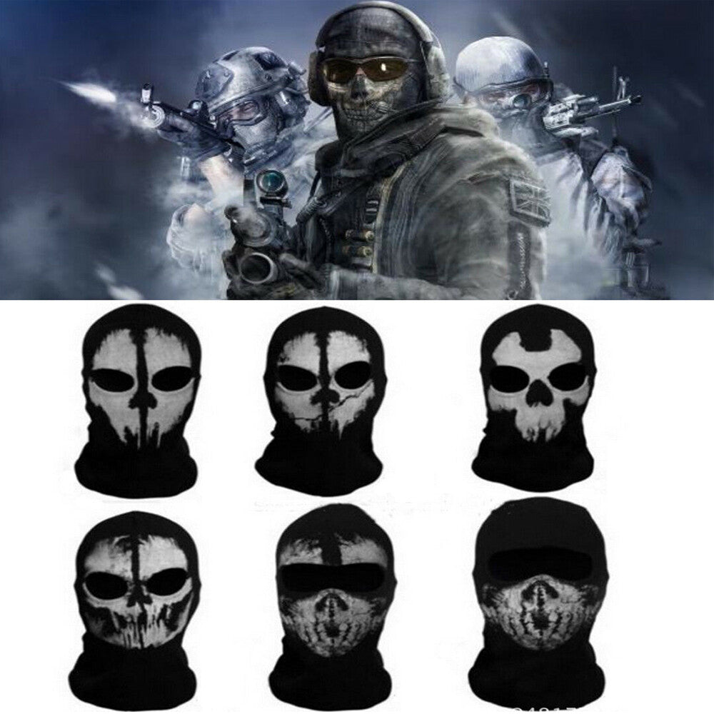 Full Face Mask for Skiing, Cycling & Outdoor Activities - Warm Fleece Skull Mask