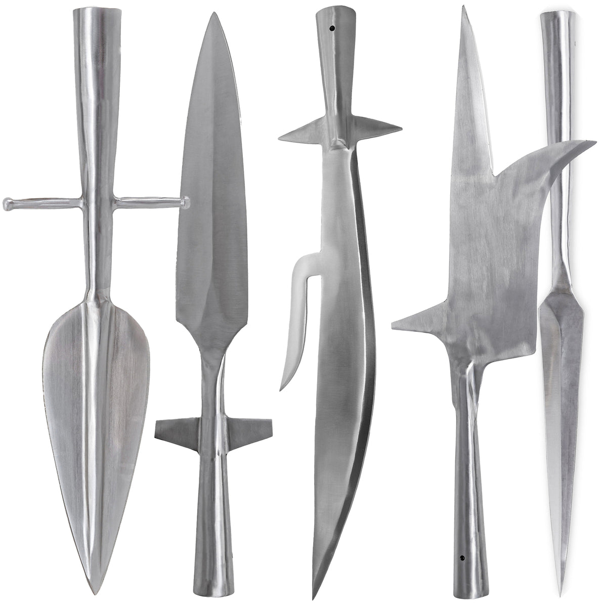 Medieval Hand Forged Spear Head Collection with Multiple Styles