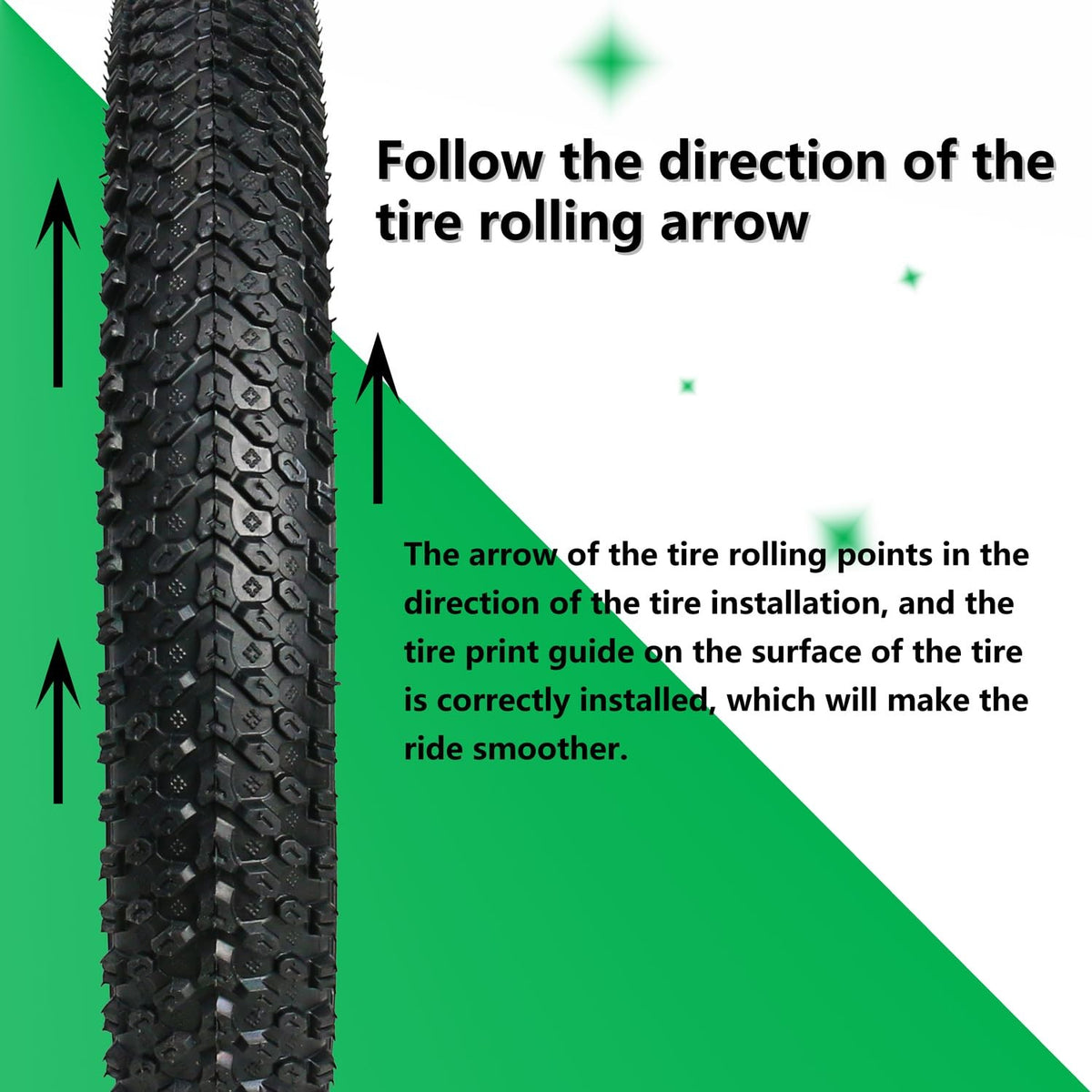 14 Inch Bike Tire and Inner Tube Set for Folding and E-Bikes - Heavy Duty 2 Pack