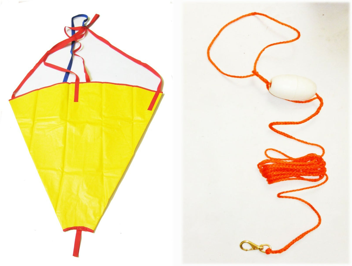 Boat Sea Anchor Drift Sock for Up to 32' Vessels - Multiple Sizes Available