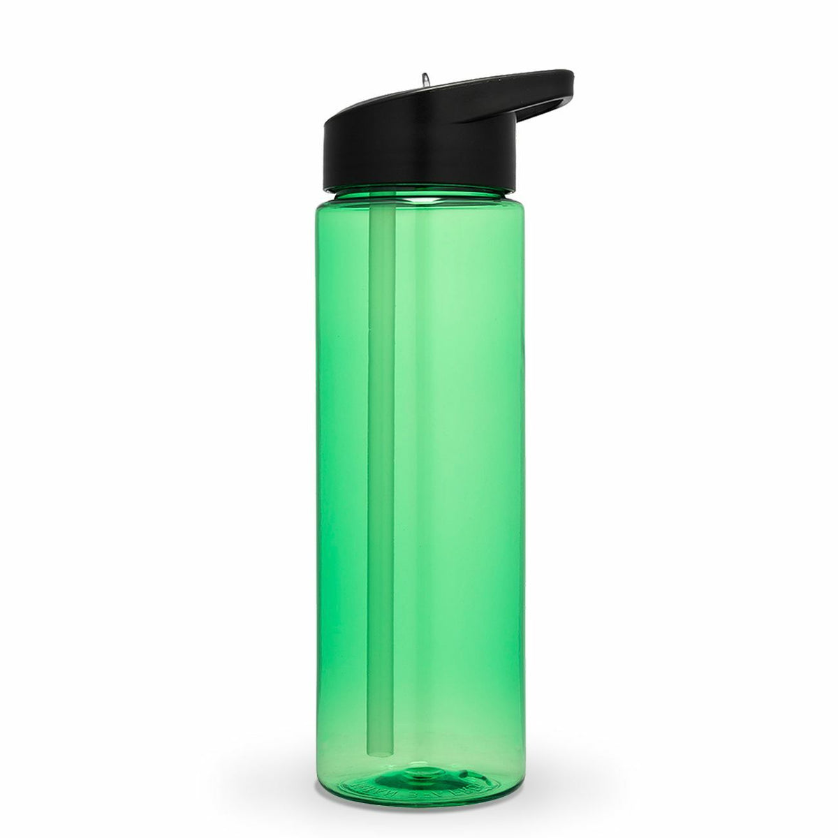 Set of 4 24 Oz Sport Water Bottles with Flip-Up Sipper Straw & Twist-On Lid