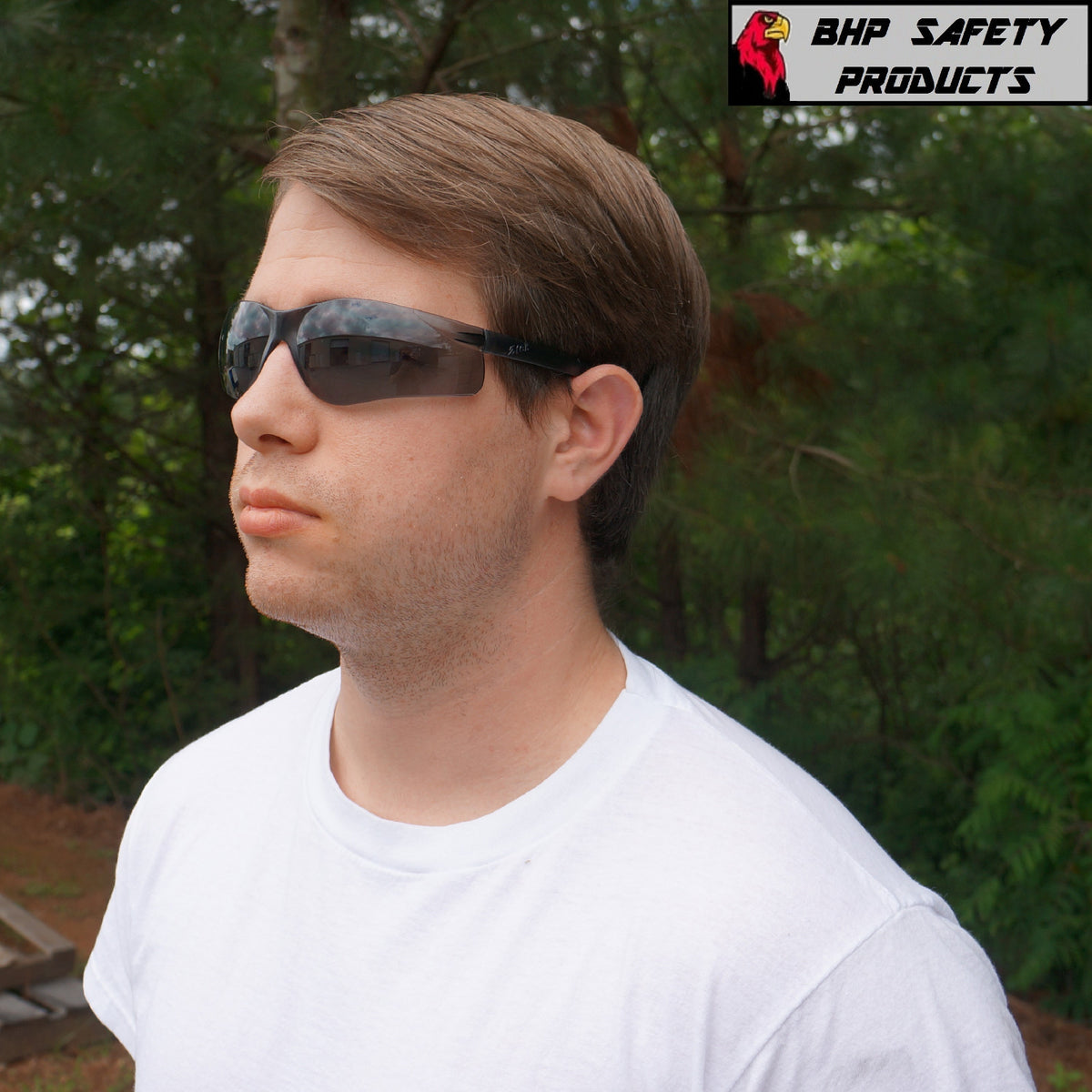 Safety Glasses ANSI Z87+ Impact Protection Lightweight Wraparound Eyewear