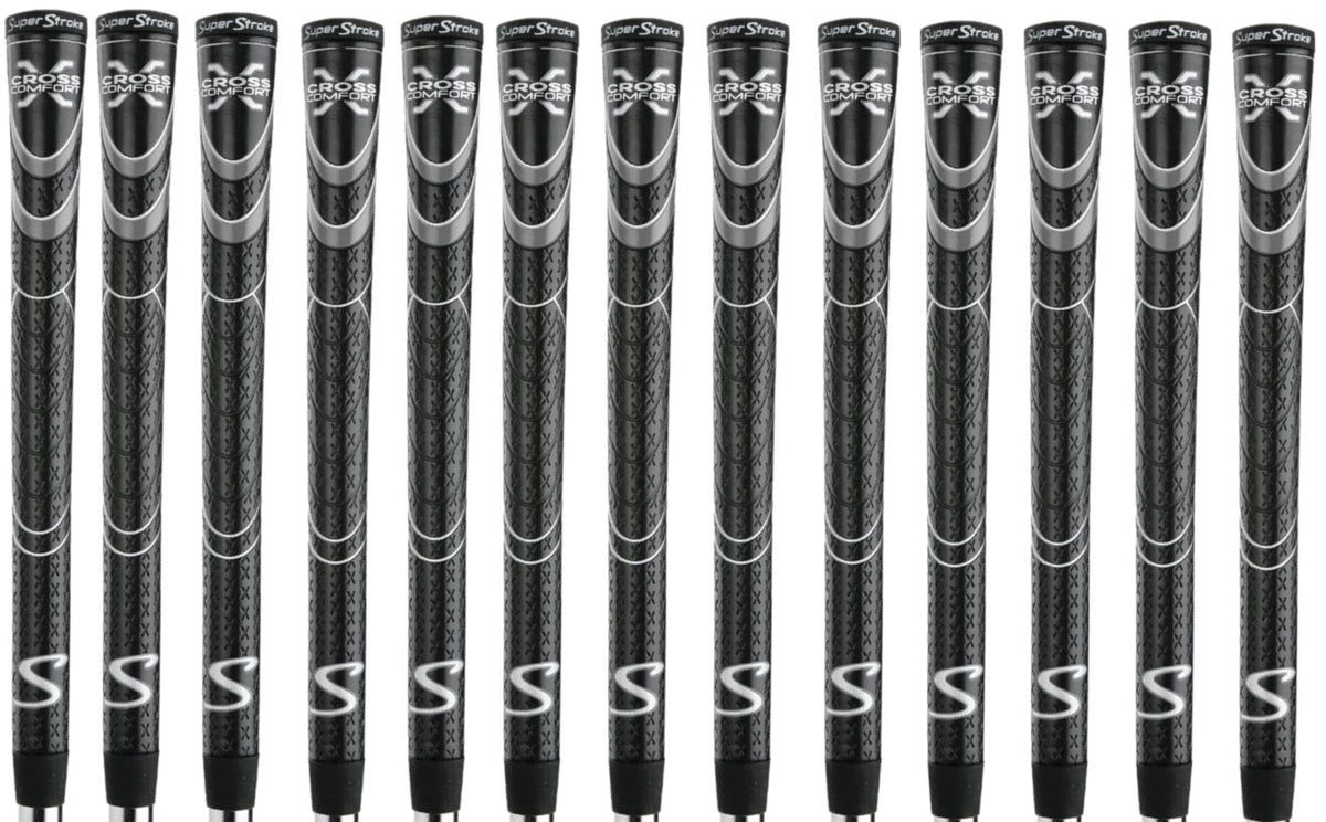 Golf Grip Set - Super Stroke Cross Comfort Undersize, Standard, Midsize & Jumbo