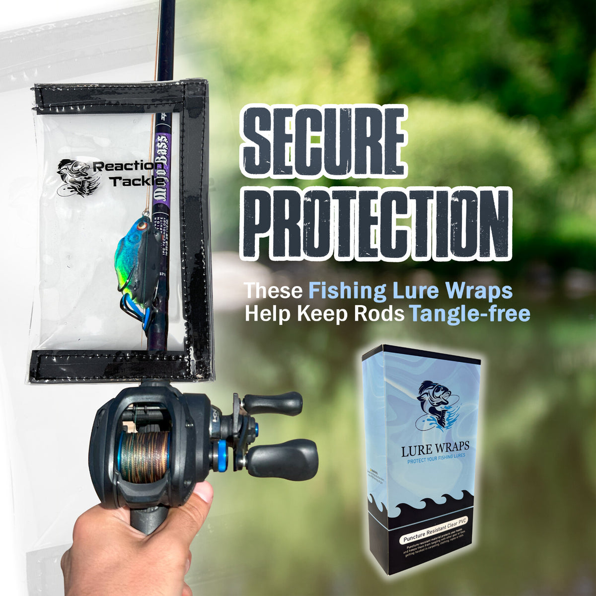 Fishing Lure Wraps 5 or 10 Pack Hook Protectors for Tackle Organization
