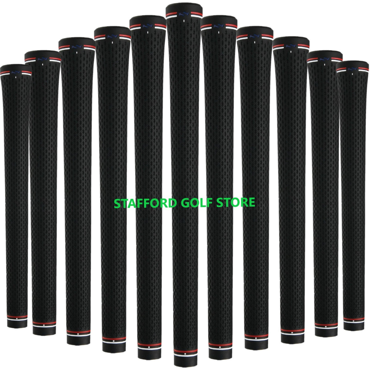 Golf Grip Set - True Temper ICON Midsize & Standard Rubber Grips for Clubs