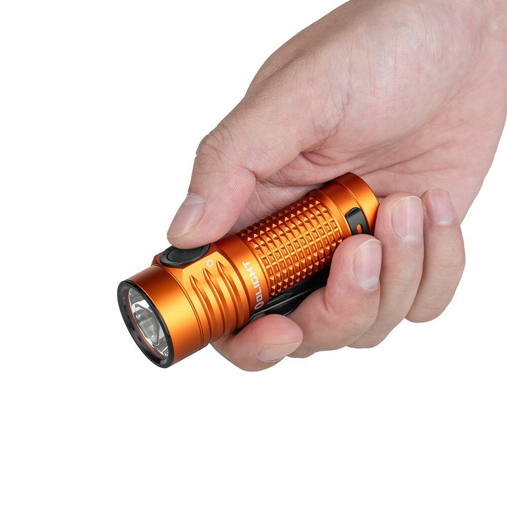 Olight Baton Turbo Orange Compact EDC Flashlight 510m Long Range 1000 Lumens