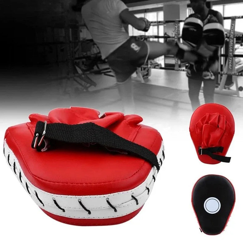 Boxing Focus Mitts Training Gloves with Adjustable Strap - Curved Punching Pads