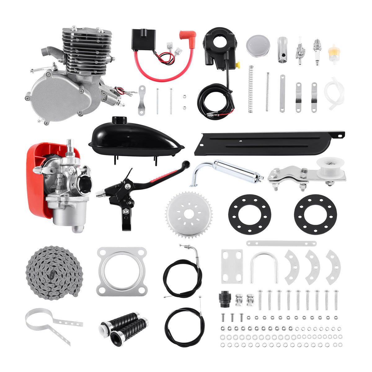 2-Stroke Engine Motor Kit for Motorized Bicycle - 80cc, 100cc, 110cc