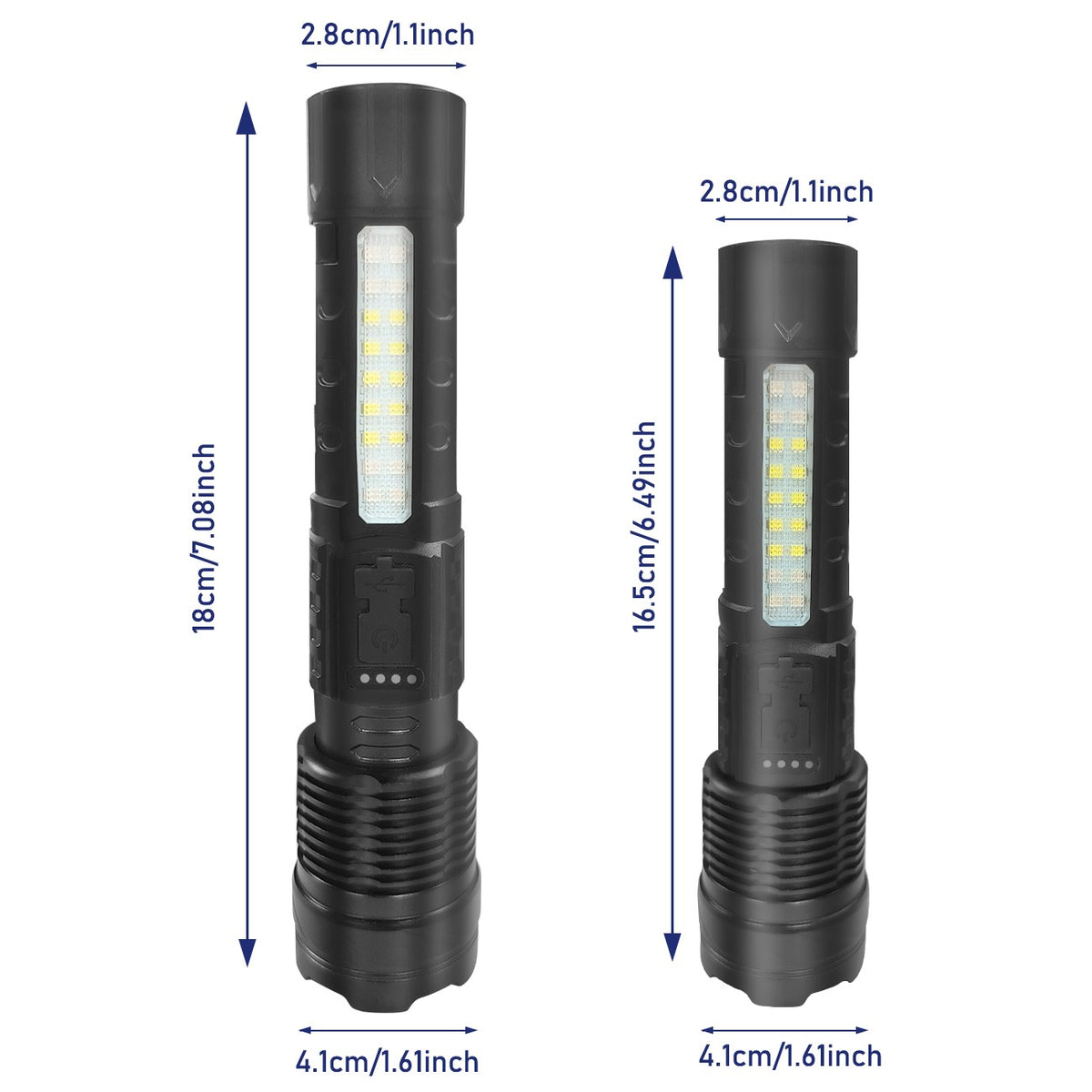 95000000LM High Power Rechargeable Tactical LED Flashlight Zoomable & Waterproof
