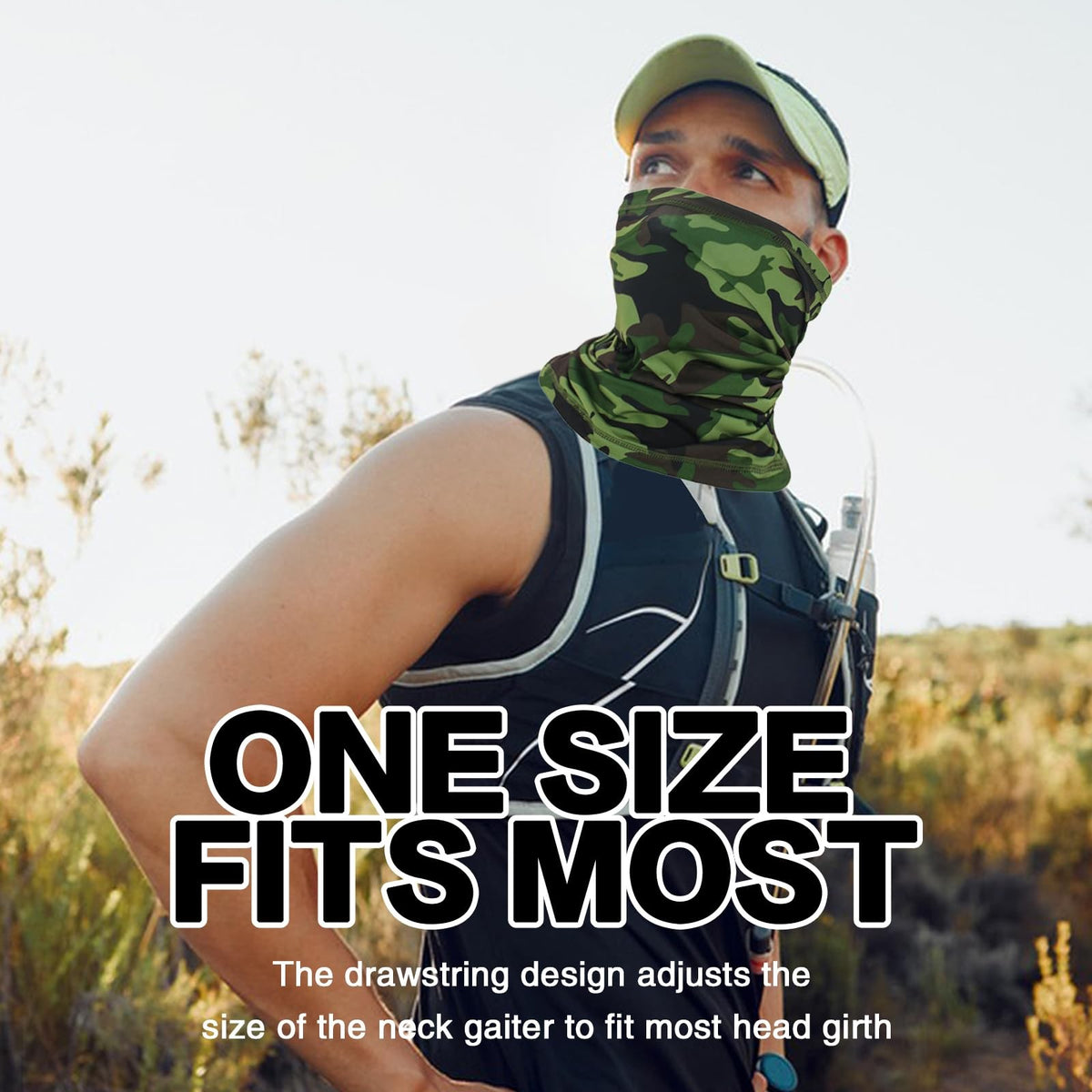 Cooling Neck Gaiter Face Mask Scarf Cover for Men Women Outdoor Sports