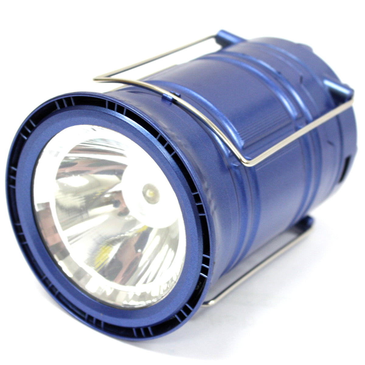 Rechargeable Solar Camping Lantern with Power Bank and LED Flashlight
