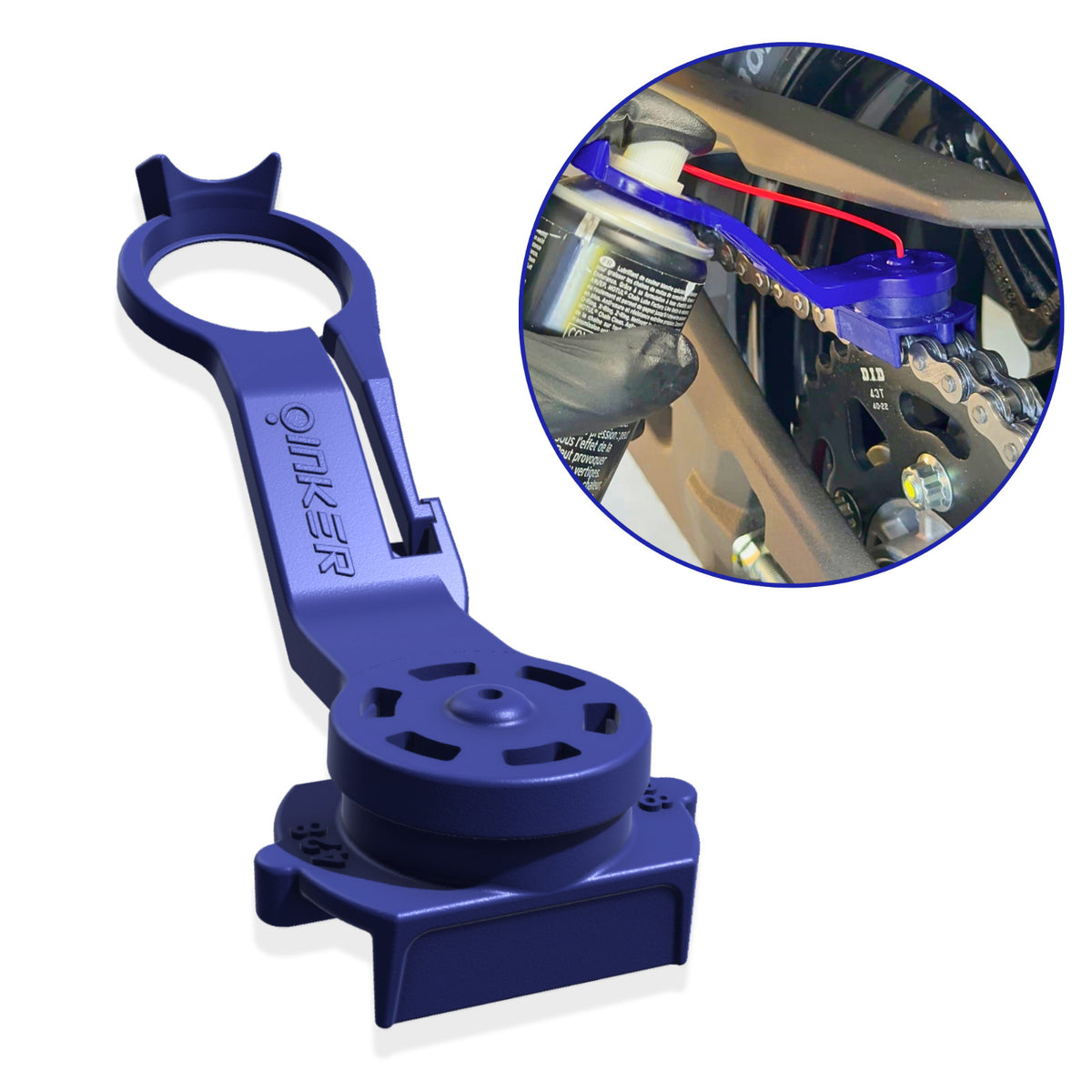 Motorcycle Chain Lubrication Tool for Precise Application - Multiple Sizes
