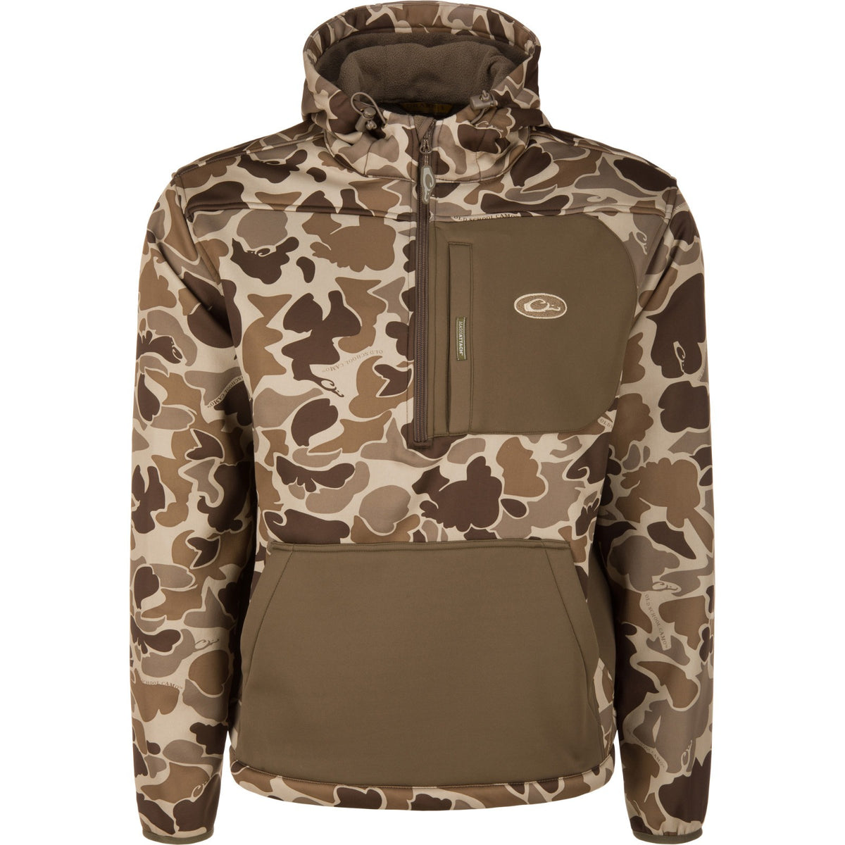 Waterfowl Hunting Hoodie with Kangaroo Pouch - Breathable Polyester