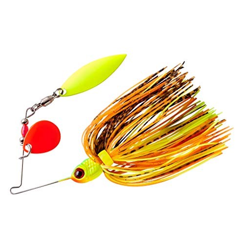 Spinner Bait Fishing Lure 3/16 oz - Multiple Colors for Freshwater Fishing