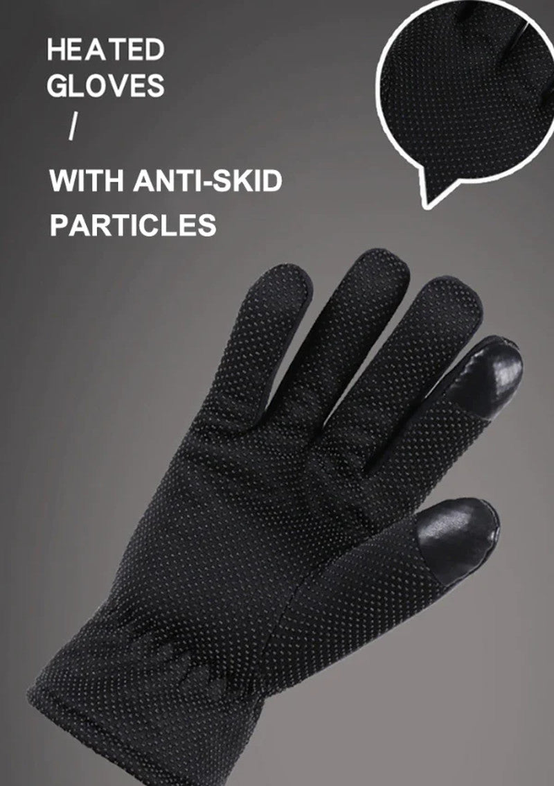 USB Heated Gloves Winter Hand Warmer Thermal Waterproof Ski Gloves