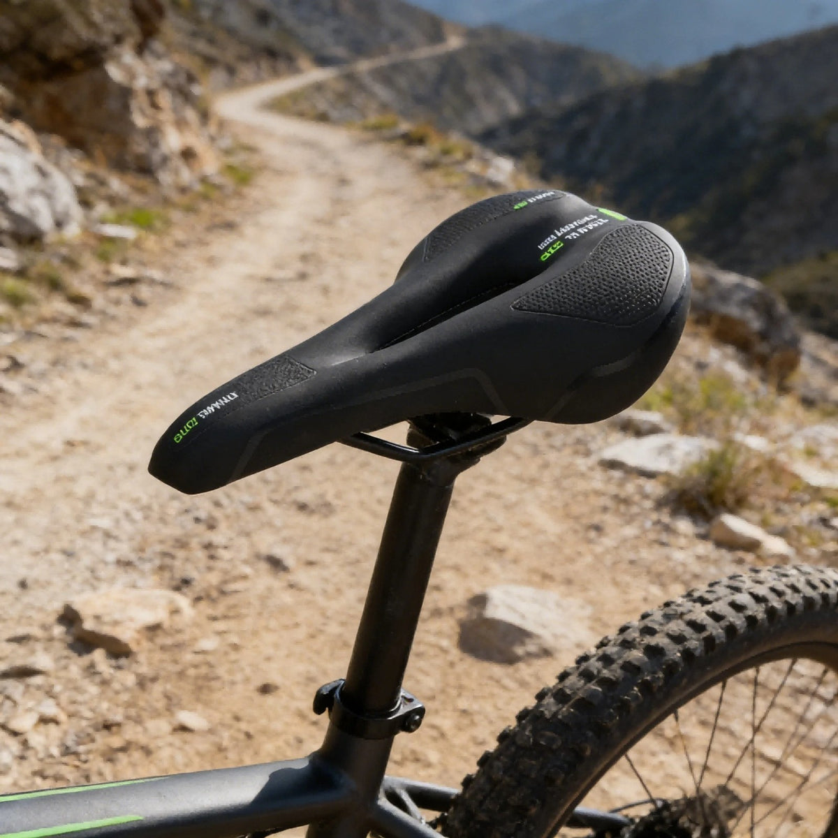 Universal Bicycle Saddle MTB & Road Bike Seat Gel Cushion - Black