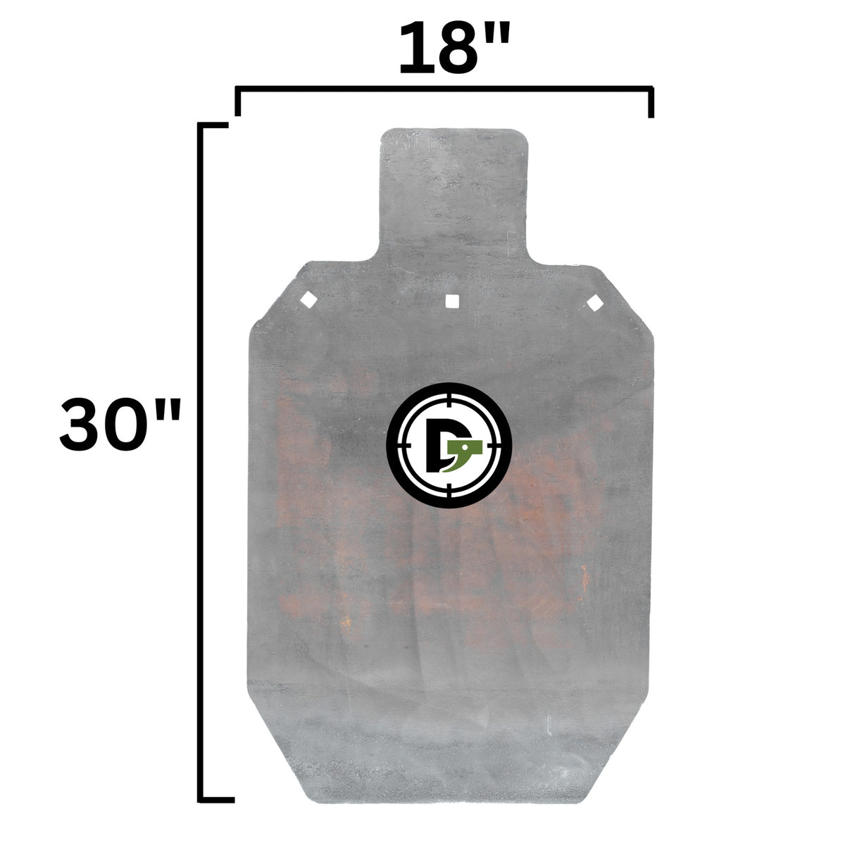 AR500 Steel Shooting Target Silhouette 3/8 Inch Thick - Multiple Sizes