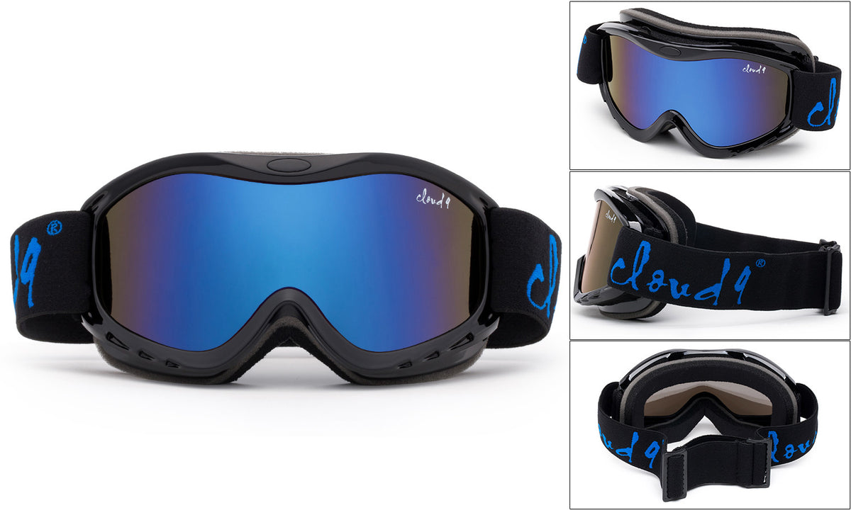 Kids Snow Ski Goggles Dual Lens Youth Ski Goggle with Pouch - Multiple Colors