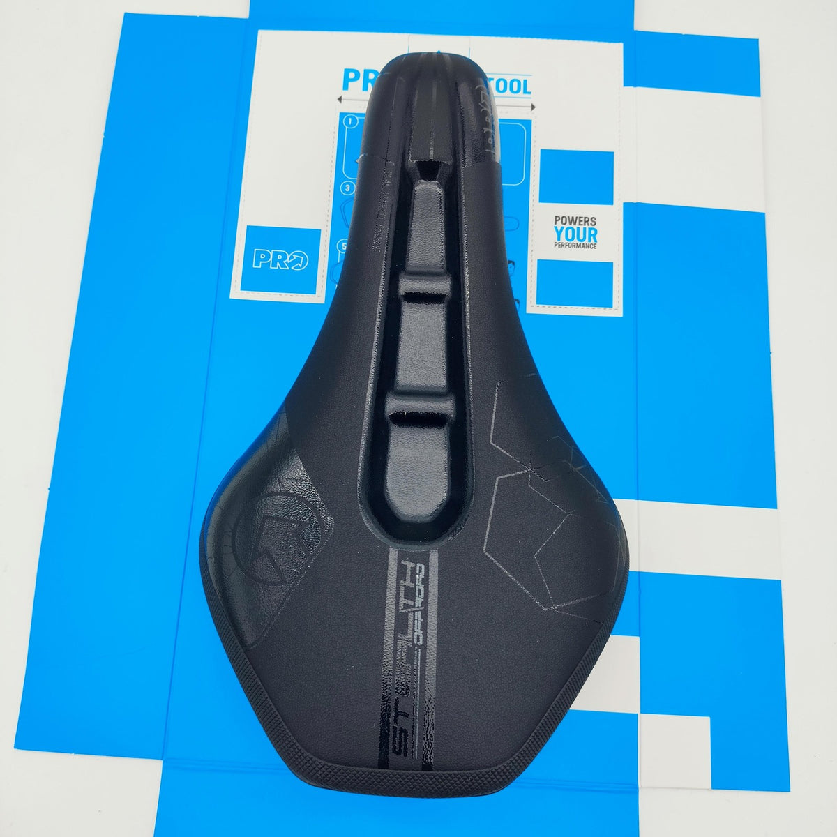Off-Road Mountain Bike Saddle 142mm x 245mm Stainless Rail Lightweight