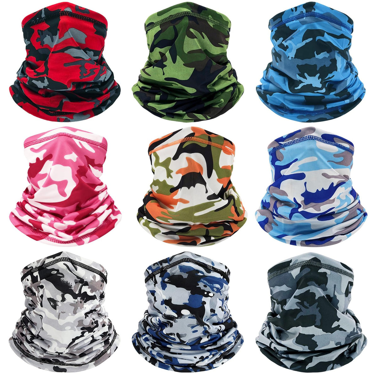 Cooling Neck Gaiter Face Mask Scarf Cover for Men Women Outdoor Sports