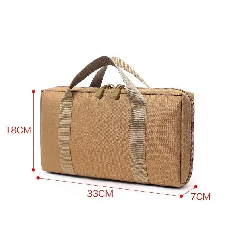 Tactical Pistol Soft Gun Case with Magazine Storage - Hunting Range Bag