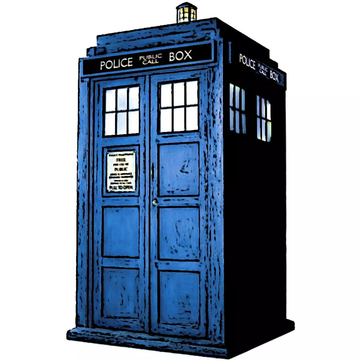 Doctor Who TARDIS Vinyl Decal Sticker - 3 Inch Weather-Resistant Customizable