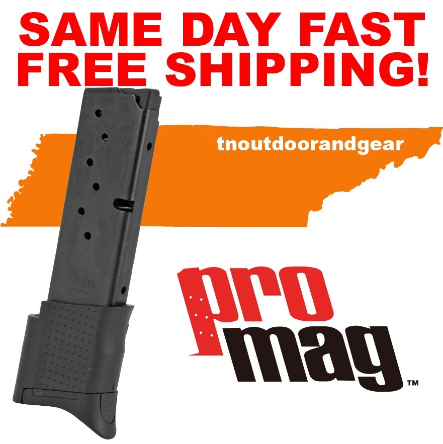 9mm 10-Round Magazine for Ruger EC9 LC9 EC9S LC9S Pistol - Blued Steel