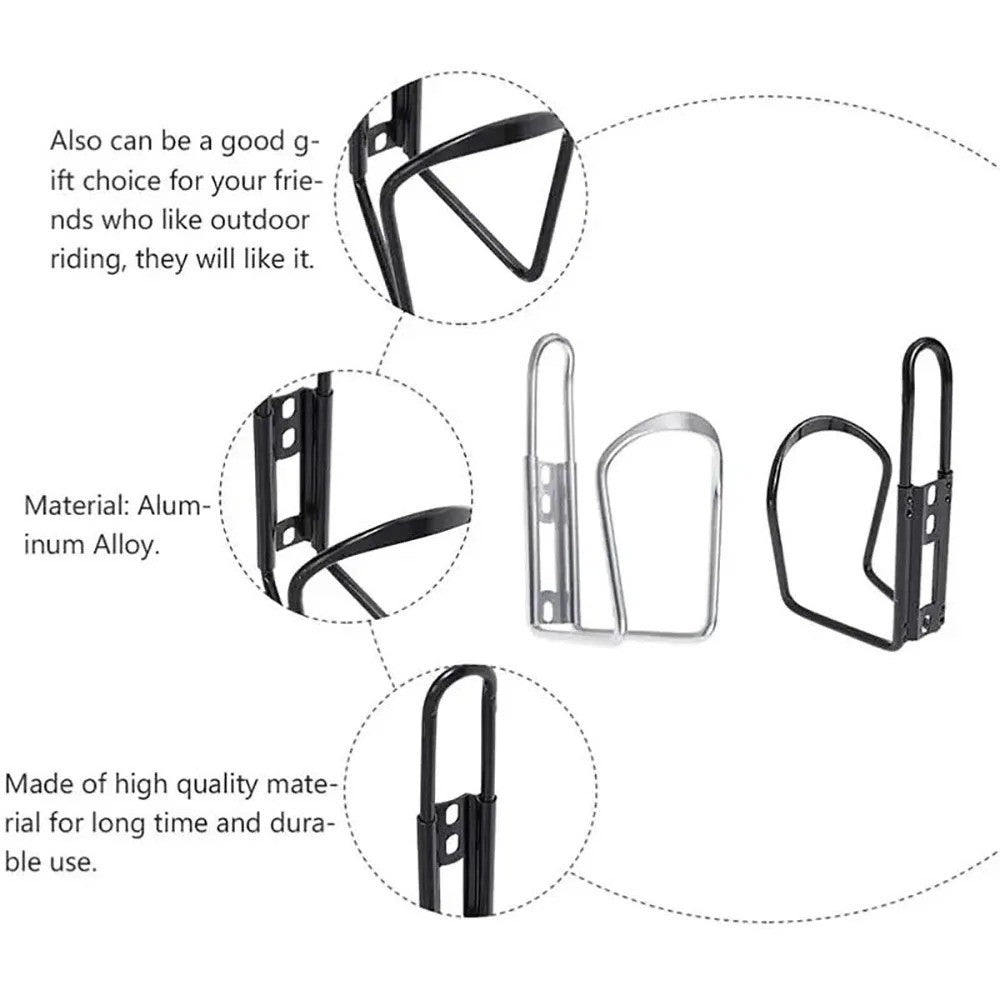 Lightweight Aluminum Bike Water Bottle Cage Holder for Cycling
