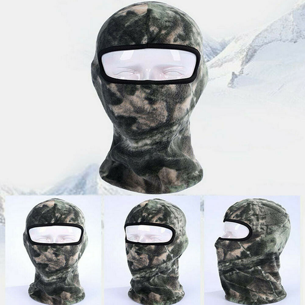 Unisex Thermal Fleece Balaclava Ski Mask Neck Warmer Windproof Face Cover