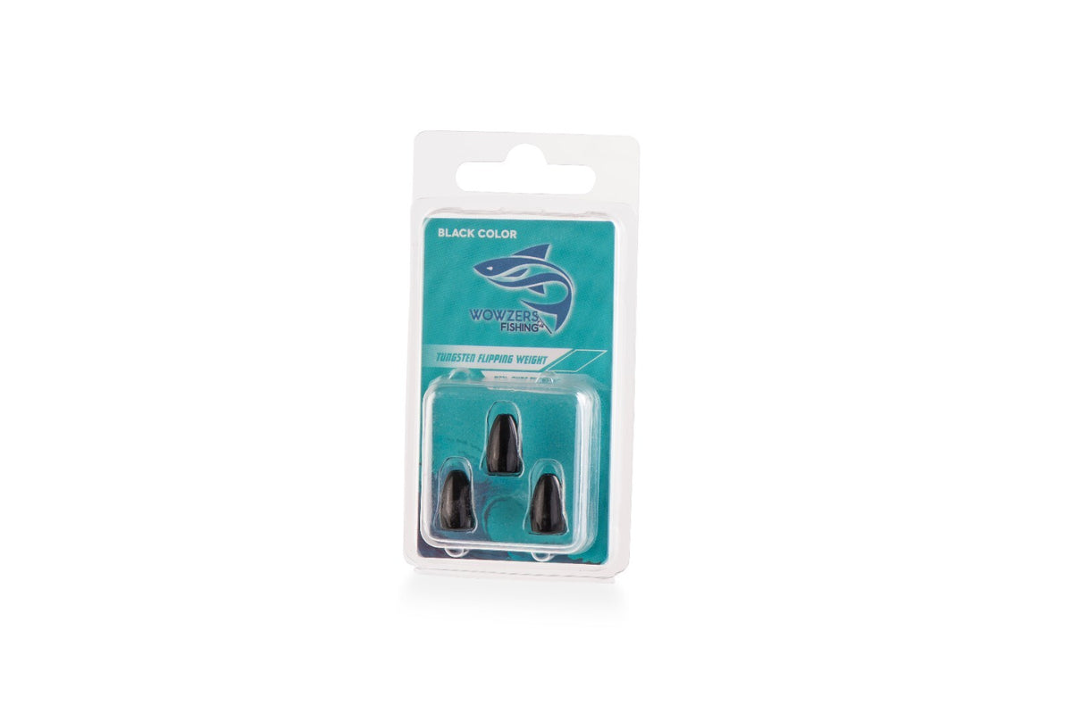 Tungsten Fishing Bullet Weights for Bass — Multiple Sizes & Styles
