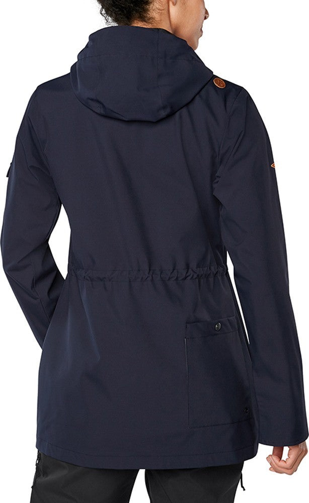 Women's Snowboard Jacket - Waterproof Shell, Night Sky Blue, Medium