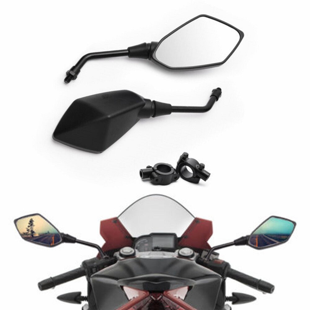 Universal 7/8" Handlebar End Rearview Mirror for Motorcycle Side View