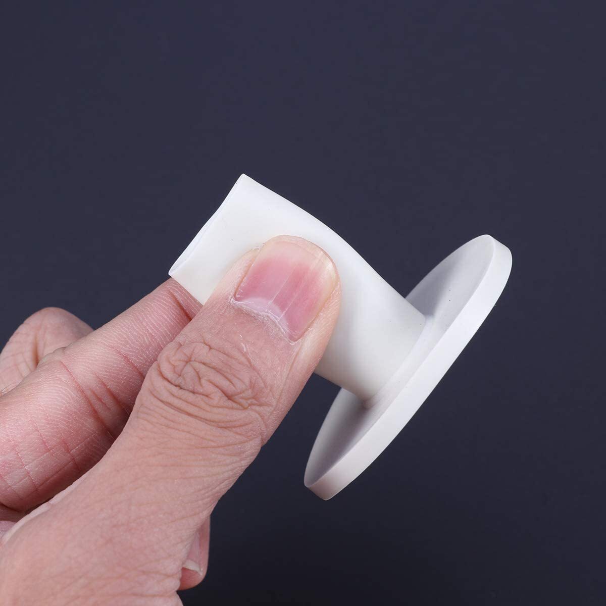 Golf Rubber Tees 5 Pack - White Practice Tees for Driving Range & Golf Training