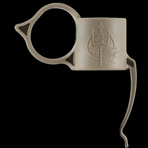 Large Flashlight Ring Attachment with Pocket Clip for Search and Shooting
