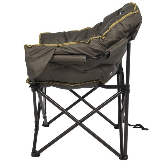 Portable Jumbo Padded Folding Camping Chair with Cup Holder - All Colors