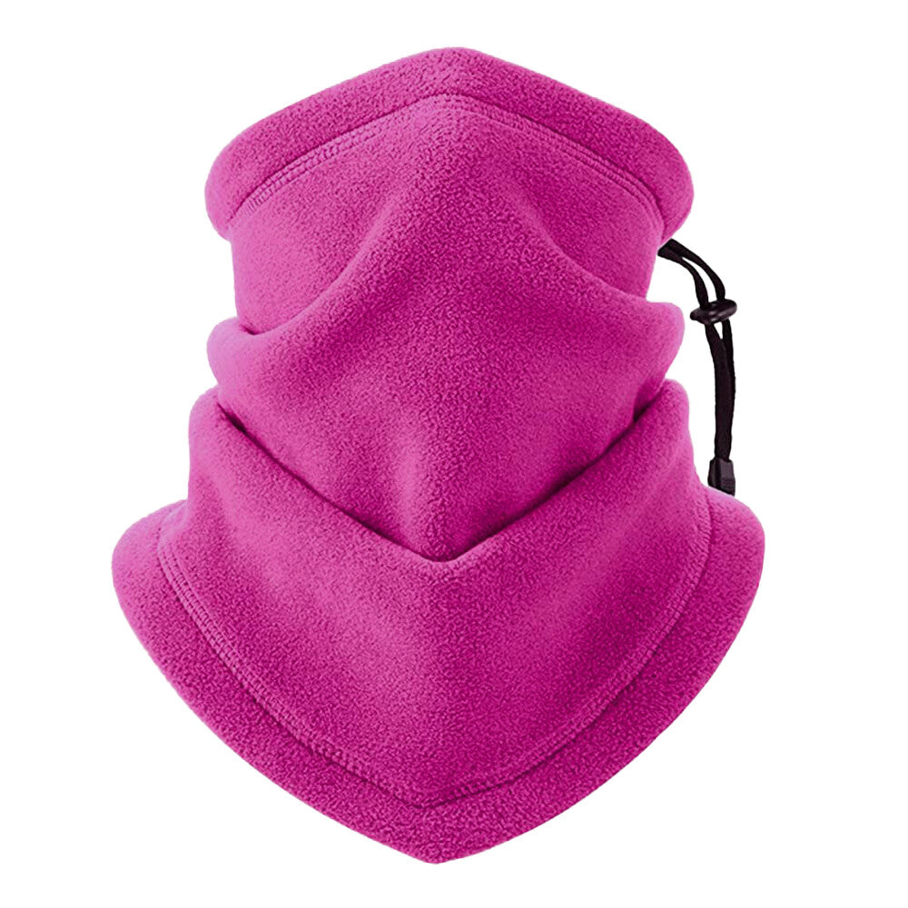 Fleece Neck Warmer Gaiter Winter Balaclava Ski Mask with Adjustable Strap