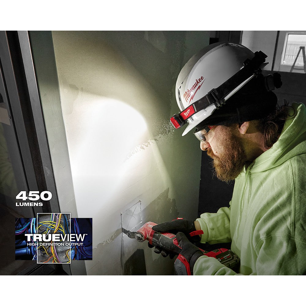 Rechargeable Magnetic Headlamp with Task Light - Milwaukee MILW 2012R
