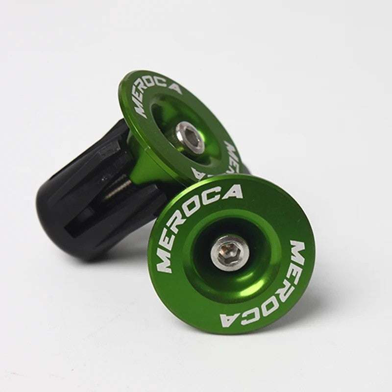 Aluminum Bicycle Handlebar End Plugs - MTB Road & Mountain Bike Caps