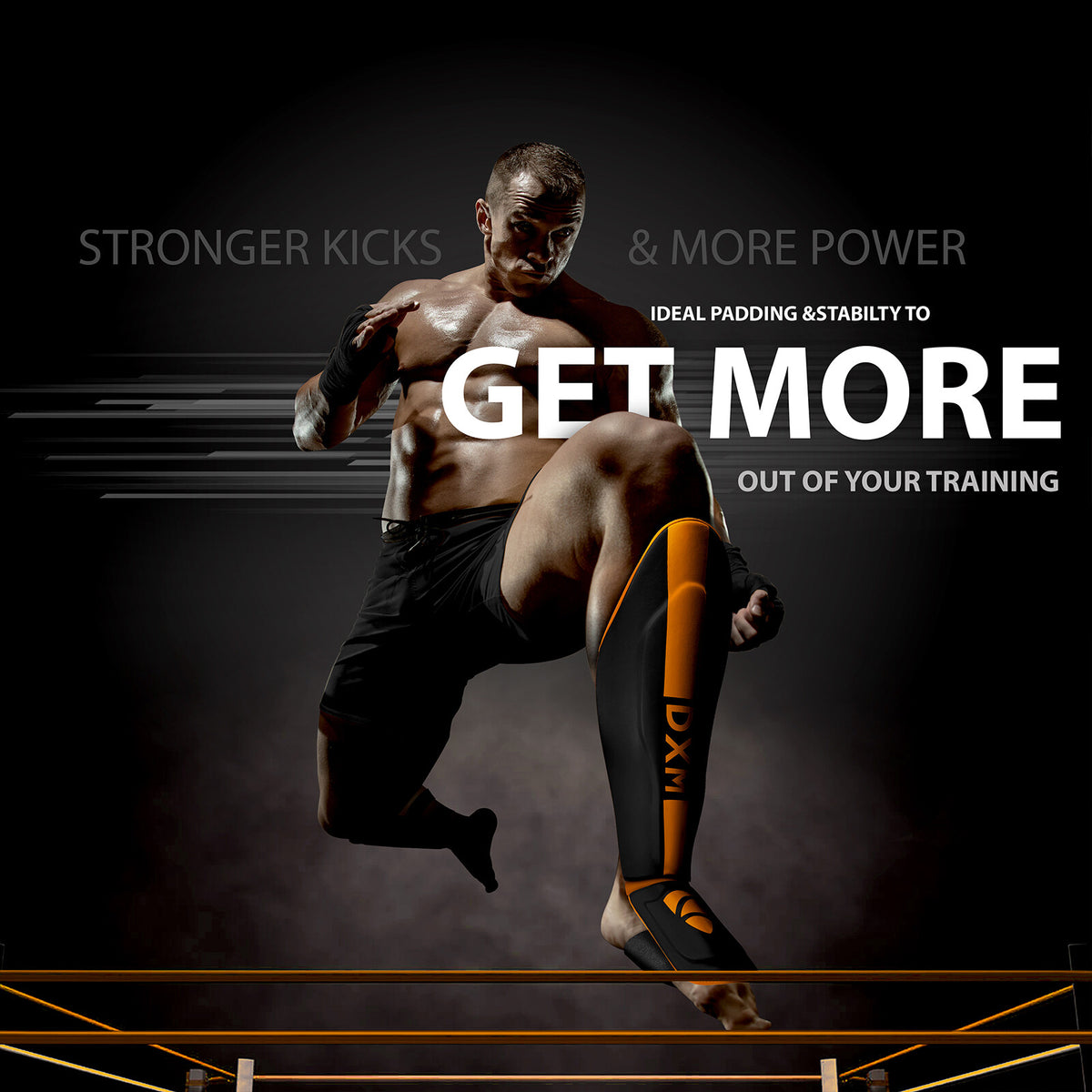 Kickboxing Shin & Instep Guards - MMA Muay Thai Training Leg Protection