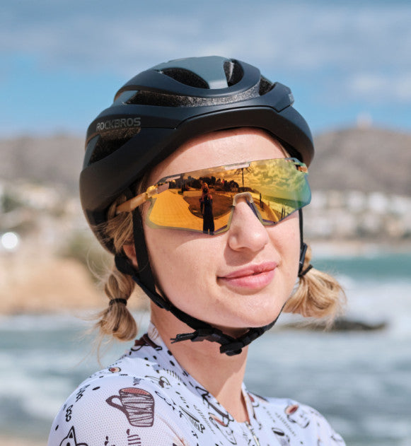 Polarized Photochromic Cycling Sunglasses Outdoor Sports Eyewear