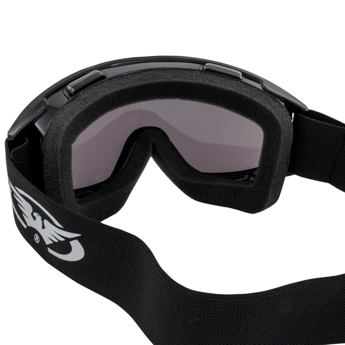 Motorcycle Goggles Anti-Fog Windshield Eye Protection 2 Pack Black Frame