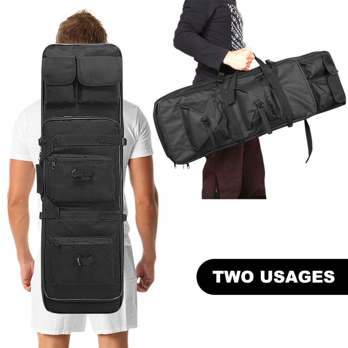 47-Inch Tactical Gun Carry Case for Rifle Storage and Travel