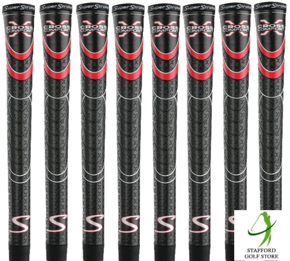 Golf Grip Set - Super Stroke Cross Comfort Undersize, Standard, Midsize & Jumbo