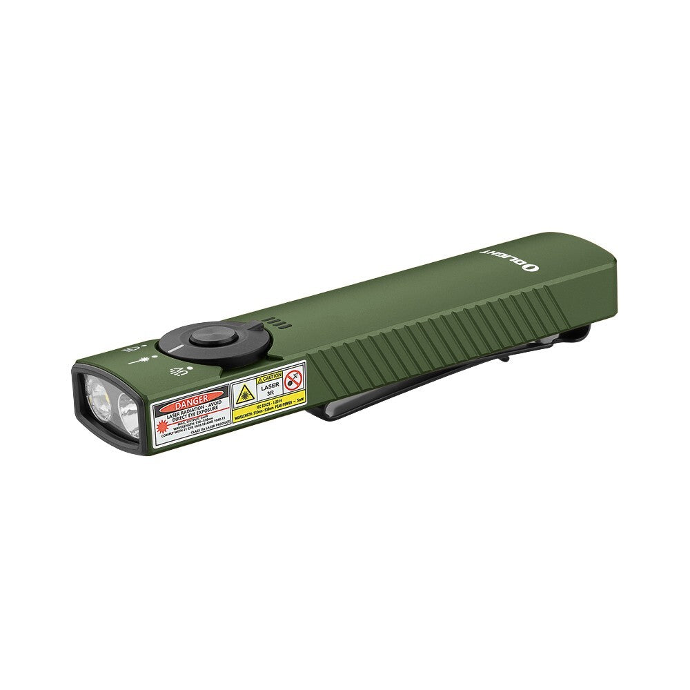 EDC Flashlight with Laser & UV Light - 1300 Lumens, Magnetic Charging