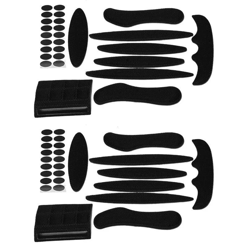 27 Pcs Helmet Inner Pad Foam Replacement Kit for Motorcycle Bicycle Helmets