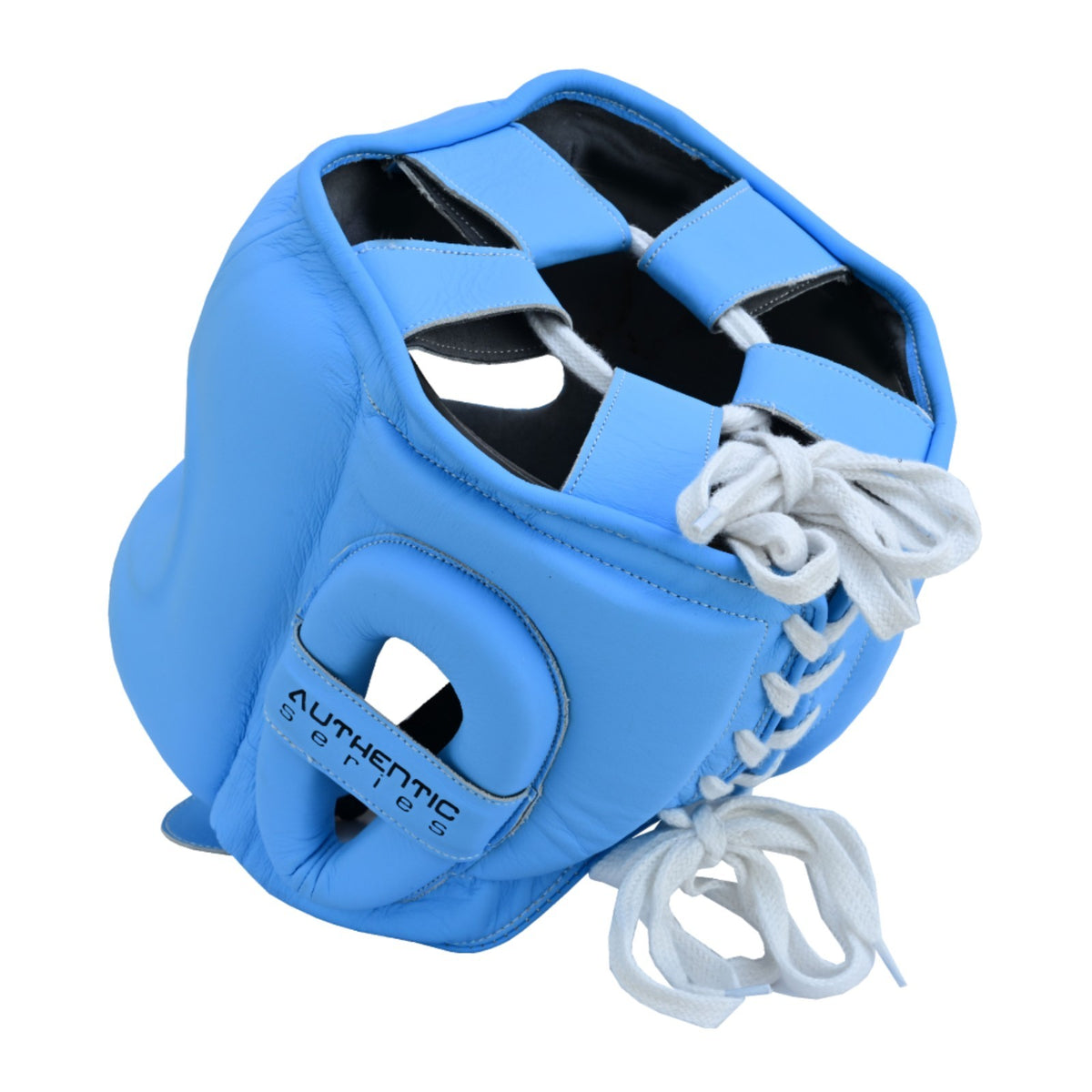 Leather Boxing Headgear for MMA Muay Thai & Sparring Protection