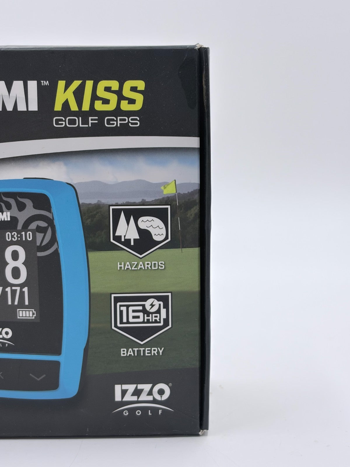Golf GPS Handheld Device with Scorekeeping - 38,000 Courses, Blue/Black
