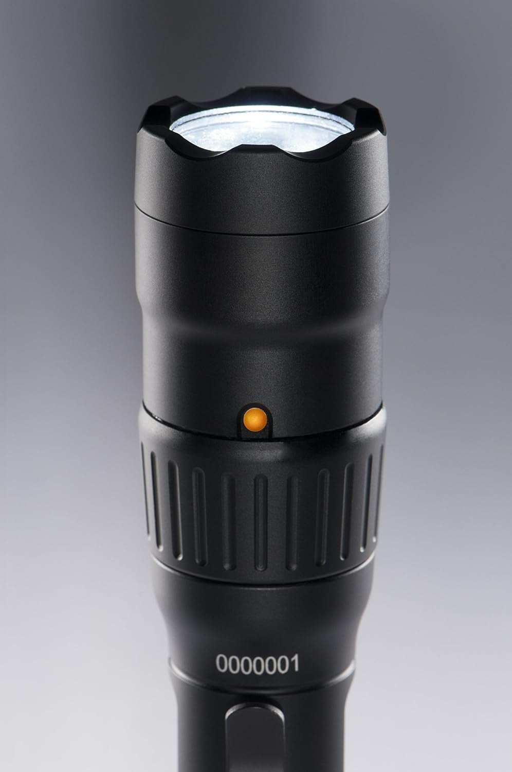 Rechargeable Tactical Flashlight 944 Lumens, Waterproof, Portable Black